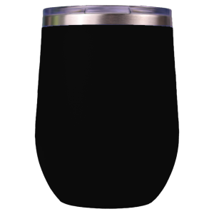 black 16oz Polar Camel Stemless Insulated Wine Tumbler