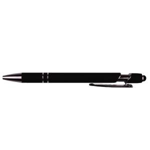 black Soft Touch Aluminum Ballpoint Pen